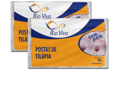 Postas de Tilápia 800g Sem Pele